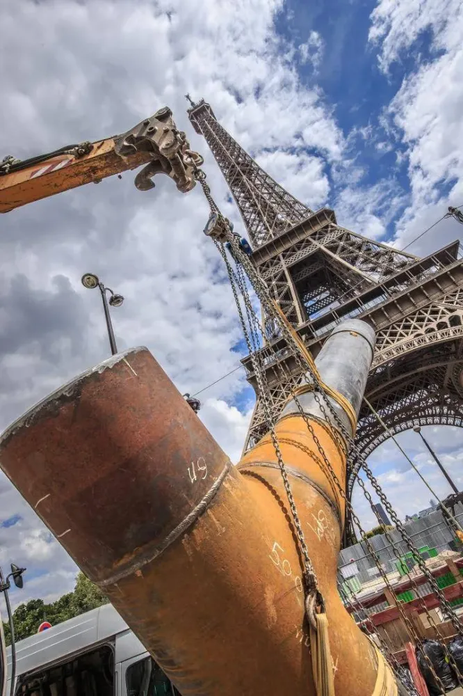 Pose de canalisation à Conflans-Sainte-Honorine